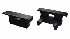 Zaślepka do profilu typ B czarna z otworem