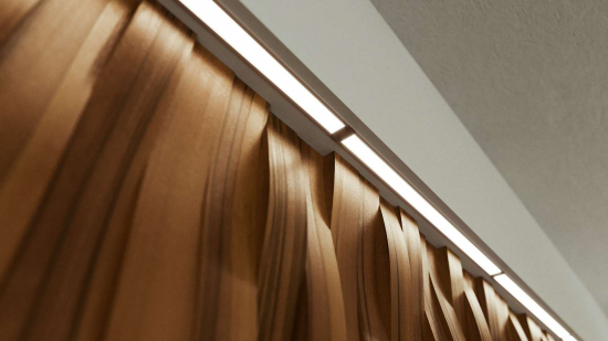 Profil LED wpuszczany inDILEDA srebrny anodowany 2 m