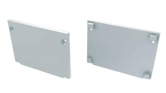 Zaślepka ALU do profilu TALIA M3 biała płaska