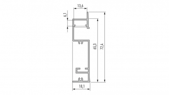 4df67377056dae1fc49c7dcabc55 Profil LED przypodłogowy FLARO biały lakierowany 1 m
