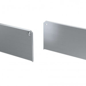 Zaślepka ALU do profilu LARGO M2 srebrna