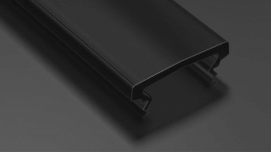 Klosz HIGH PMMA czarny 1 m