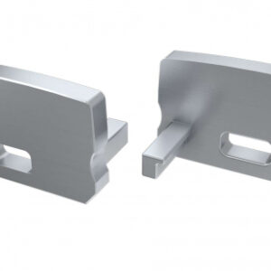 50840c245f4f222c313062702eda Zaślepka ALU do profilu typ D HIGH srebrna z otworem