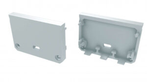 Zaślepka do profilu ILEDO biała z otworem