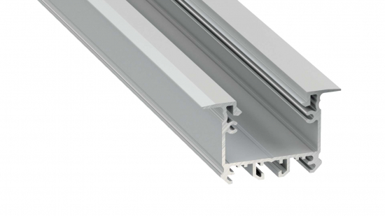 Profil LED wpuszczany inTALIA srebrny anodowany 2 m