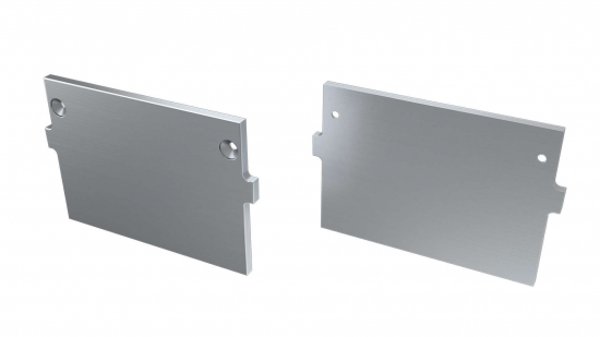 Zaślepka ALU do profilu TALIA M4 srebrna płaska