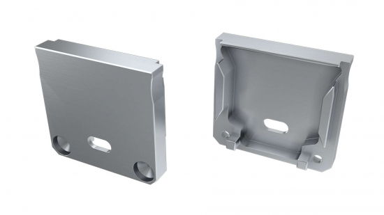 57a8dde1dd3d8897f4a92ba56f00 Zaślepka ALU do profilu DILEDA srebrna z otworem