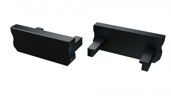 Zaślepka ALU do profilu typ D czarna