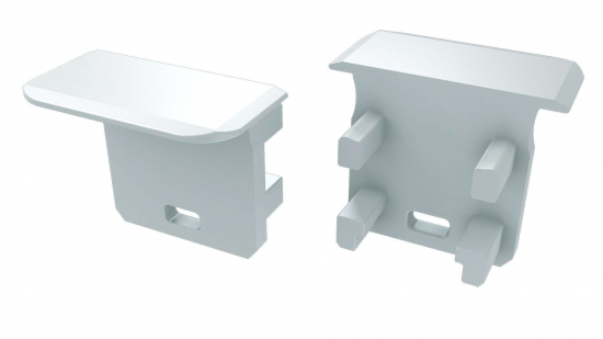 Zaślepka ALU LUMINES G W biała z otworem