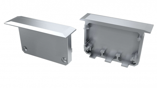 Zaślepka do profilu INSO szara