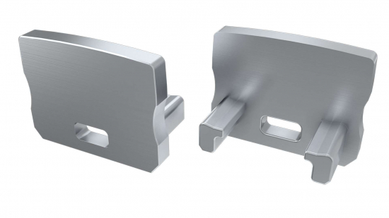 6078966144940af4f4b682a96020 Zaślepka ALU do profilu typ A HIGH srebrna z otworem