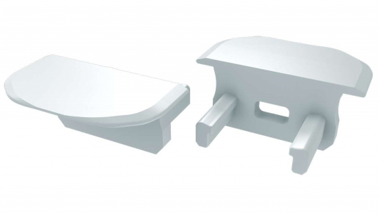 665beeb23f1e3fee3370729ab04e Zaślepka do profilu typ B biała z otworem - okrągła