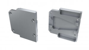 Zaślepka ALU do profilu DOPIO srebrna