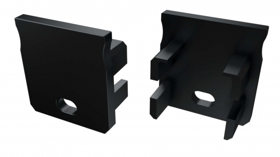 Zaślepka ALU do profilu typ Y czarna z otworem