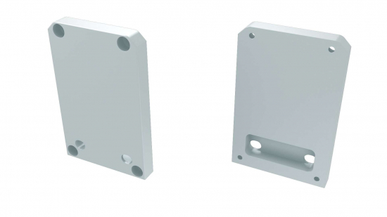 Zaślepka ALU do profilu TALIA M2 biała