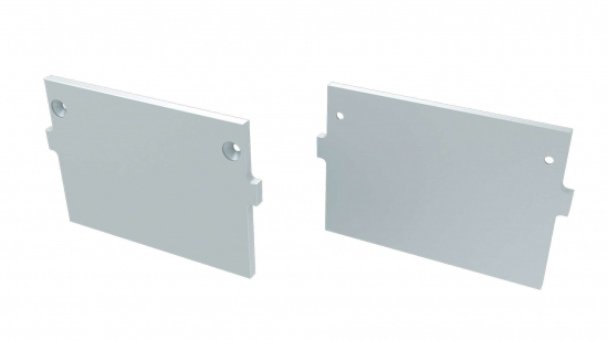 Zaślepka ALU do profilu TALIA M4 biała płaska