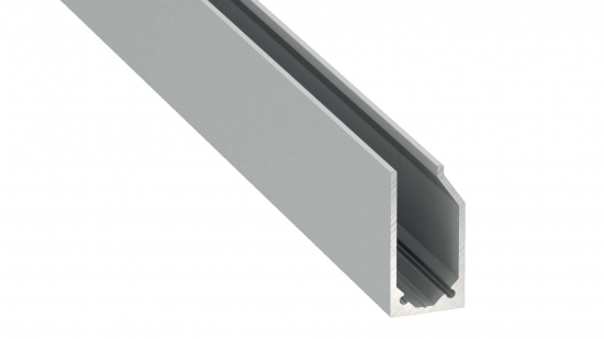 74c184bc2f56a31e5e197a6f5e6b Profil LED do szyby typ I6 srebrny anodowany 1 m