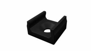 Uchwyt montażowy MINI czarny do profilu typ X