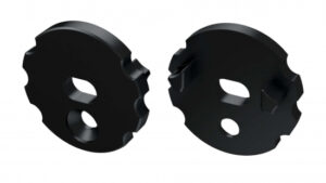 Zaślepka ALU do profilu typ MICO czarna z otworem