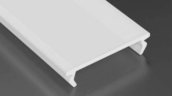 Klosz DOUBLE PMMA mleczny 2 m