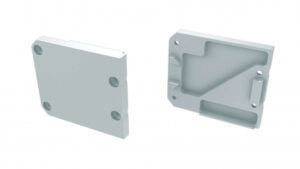 Zaślepka ALU do profilu UNICO biała prawa