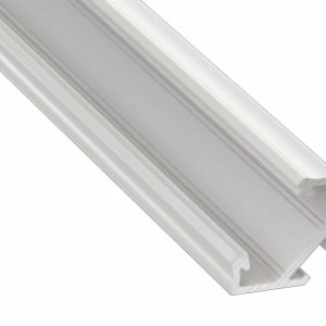 Profil LED kątowy typ C biały lakierowany 1 m