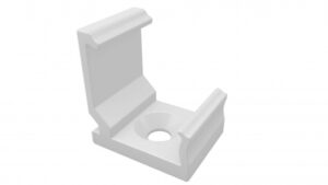Uchwyt montażowy biały do profilu typ C/H