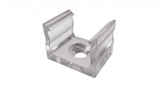 Uchwyt montażowy transparentny do profilu typ A