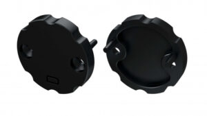 Zaślepka do profilu typ COSMO czarna z otworem