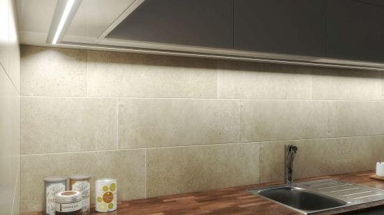 Profil LED meblowy RETO srebrny anodowany 1 m