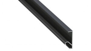 Profil LED narożny typ Q20 czarny anodowany 2 m