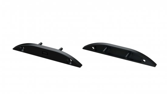 Zaślepka do profilu typ RETO czarna z otworem