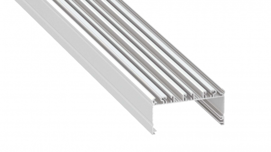 Profil LED szeroki nawierz. LARGO biały lakierowany 1 m