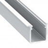 Profil LED wpuszczany typ J srebrny anodowany 2 m