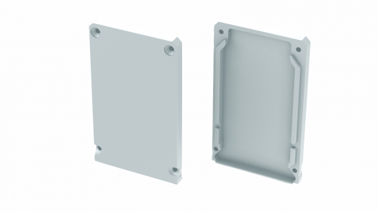 Zaślepka ALU do profili CLARO biała