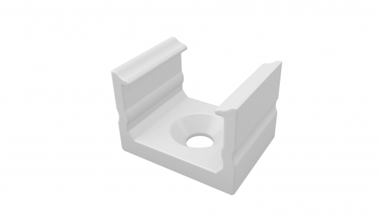 Uchwyt do profilu D z kloszem HIGH biały