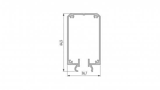 bf7020cb503469218742cc9d550d Profil montażowy Talia M2 biały lakierowany 2 m