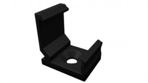 Uchwyt montażowy czarny do profilu typ C/H