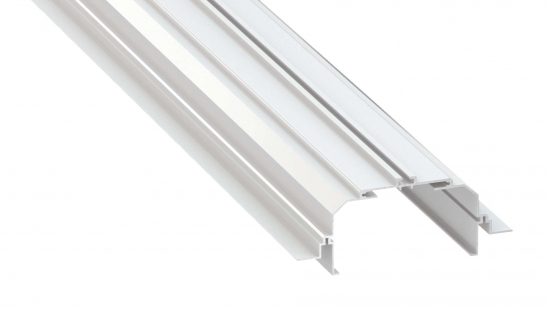 Profil montażowy Largo M4 biały lakierowany 2 m