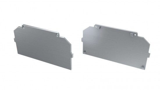 Zaślepka ALU do profilu LARGO M4 srebrna płaska