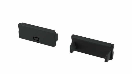 Zaślepka do profilu LUMINES DUAL czarna