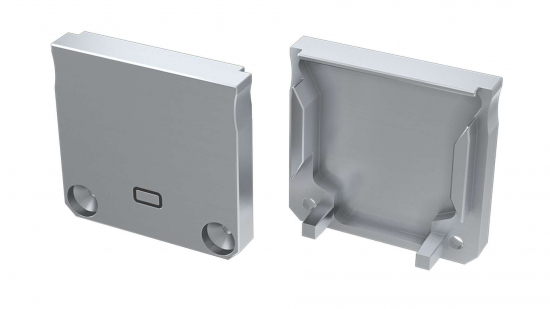 d067f98eea5cc5413be734e12198 Zaślepka do profilu DILEDA szara z otworem