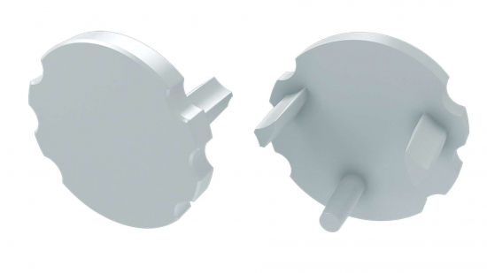 Zaślepka do profilu typ MICO biała