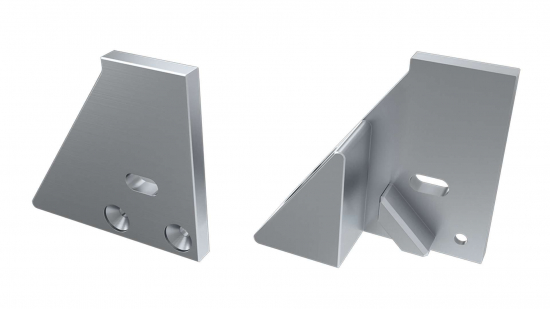 e52c571b62a1f5d2470e6305b345 Zaślepka ALU do profilu typ I10 10mm srebrna lewa z podporą z otworem