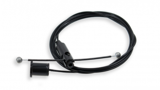 Zawiesia komplet - 1500 mm + blokada Y 100 mm czarny