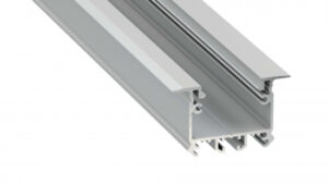 Profil LED wpuszczany inTALIA srebrny anodowany 1 m