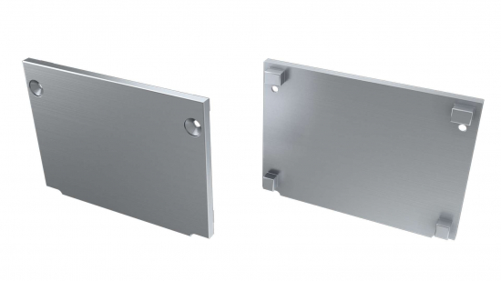 Zaślepka ALU do profilu TALIA M3 srebrna płaska