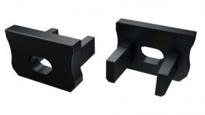 Zaślepka ALU do profilu typ X czarna z otworem