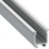 Profil LED wpuszczany typ W srebrny anod. 2 m
