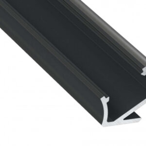 0f60ea13a7a5ccd39a6e54483f56 Profil LED typ H czarny 3 m - zestaw 10 sztuk